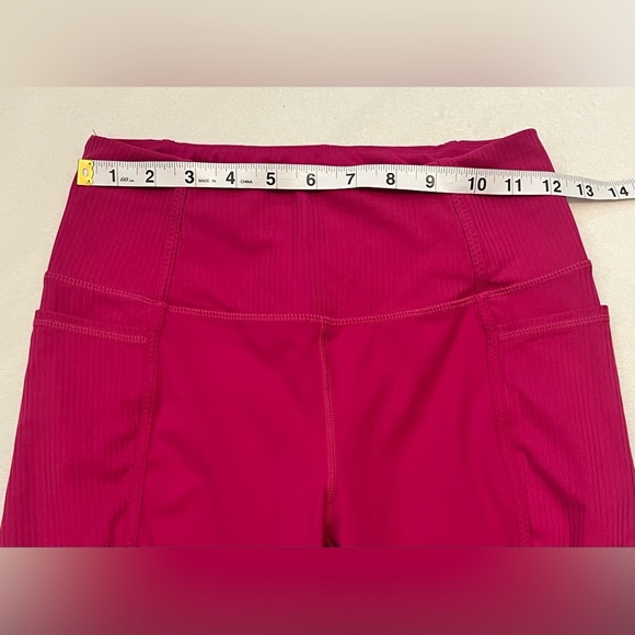 Mondetta Performance Luxury Women's Pink High-Waisted Biker Shorts XS - Picture 5 of 16